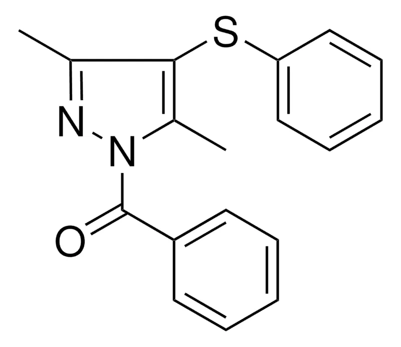 Sigma-Aldrich (3,5-DIMETHYL-4-PHENYLSULFANYL-PYRAZOL-1-YL)-PHENYL-METHANONE,AldrichCPR