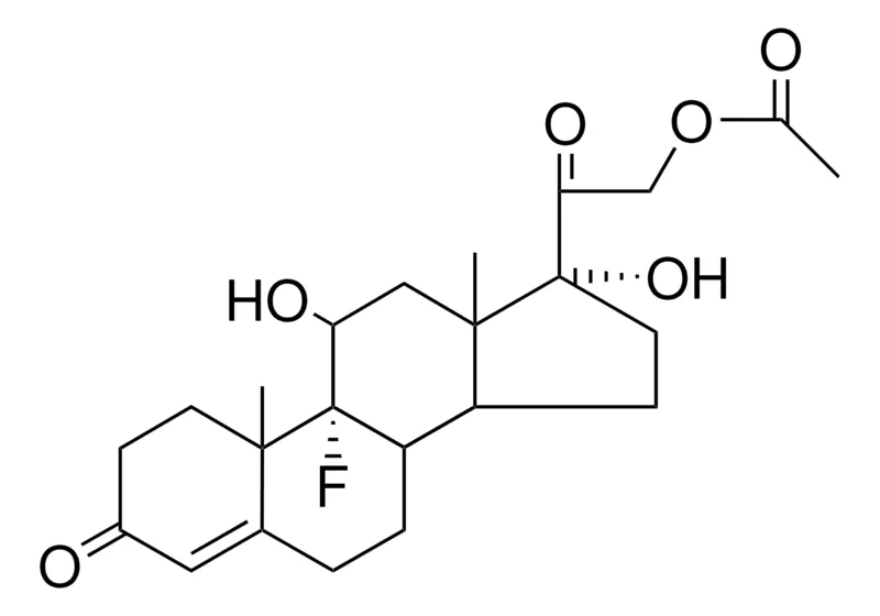 Sigma-Aldrich 9-ALPHA-FLUORO-11-BETA,17-ALPHA-DIHYDROXY-3,20-DIOXOPREGN-4-EN-21-YL ACETATE，AldrichCPR