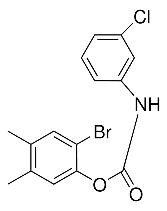 Sigma-Aldrich 2-BROMO-4,5-DIMETHYLPHENYL N-(3-CHLOROPHENYL)CARBAMATE,AldrichCPR