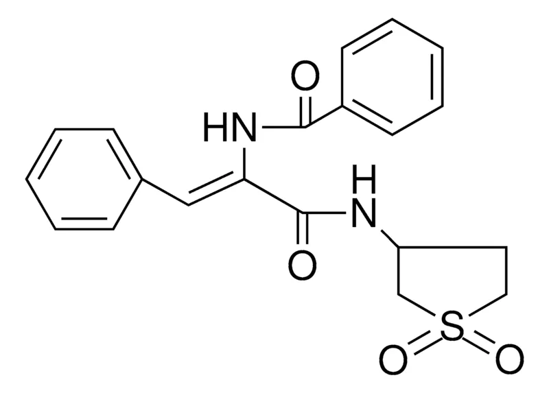 Sigma-Aldrich N-(1-(1,1-DIOXO-TETRAHYDRO-THIOPHEN-3-YLCARBAMOYL)-2-PHENYL-VINYL)-BENZAMIDE,AldrichCPR