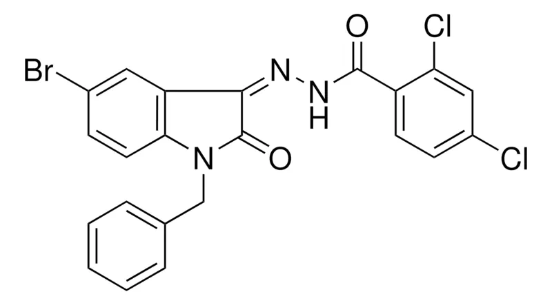 Sigma-Aldrich 2,4-DICHLORO-BENZOIC ACID (1-BENZYL-5-BR-2-OXO-1,2-2H-INDOL-3-YLIDENE)-HYDRAZIDE，AldrichCPR