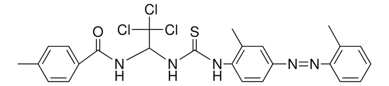 Sigma-Aldrich 4-ME-N-(2,2,2-TRICHLORO-1-(3-(2-ME-4-O-TOLYLAZO-PH)-THIOUREIDO)-ETHYL)-BENZAMIDE，AldrichCPR