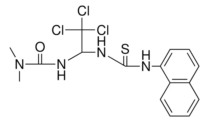Sigma-Aldrich 1,1-DIMETHYL-3-(2,2,2-TRICHLORO-1-(3-NAPHTHALEN-1-YL-THIOUREIDO)-ETHYL)-UREA,AldrichCPR