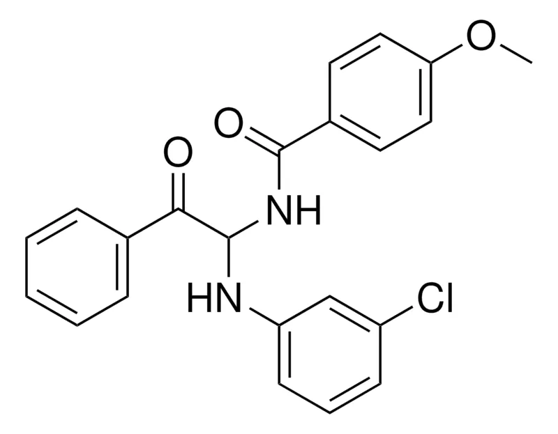 Sigma-Aldrich N-(1-(3-CHLORO-PHENYLAMINO)-2-OXO-2-PHENYL-ETHYL)-4-METHOXY-BENZAMIDE,AldrichCPR