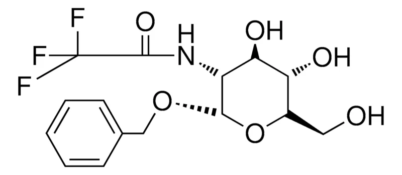 Sigma-Aldrich N-(2-BENZYLOXY-4,5-DIHYDROXY-6-HO-ME-4H-PYRAN-3-YL)-2,2,2-TRIFLUORO-ACETAMIDE,AldrichCPR