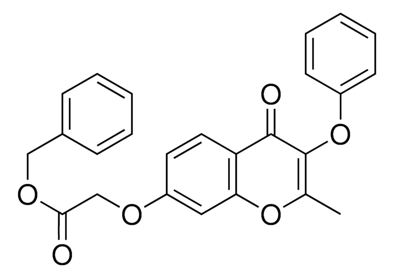 Sigma-Aldrich (2-METHYL-4-OXO-3-PHENOXY-4H-CHROMEN-7-YLOXY)-ACETIC ACID BENZYL ESTER,AldrichCPR