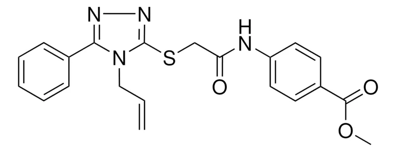Sigma-Aldrich METHYL 4-((((4-ALLYL-5-PHENYL-4H-1,2,4-TRIAZOL-3-YL)THIO)ACETYL)AMINO)BENZOATE，AldrichCPR