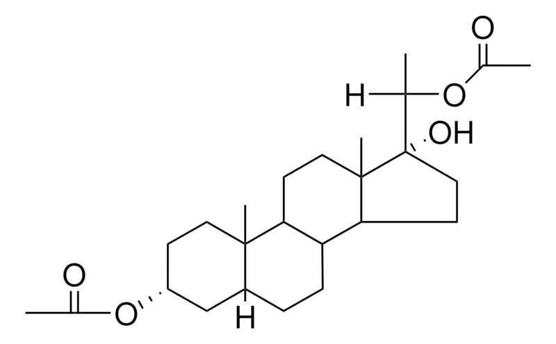 Sigma-Aldrich 17-ALPHA-HYDROXY-5-BETA-PREGNANE-3-ALPHA,20-ALPHA-DIYL DIACETATE,AldrichCPR
