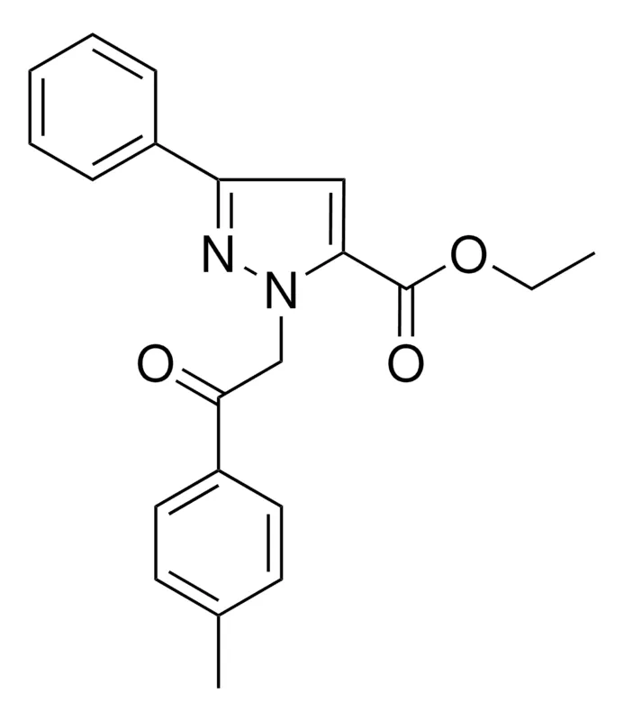 Sigma-Aldrich ETHYL 1-(2-(4-METHYLPHENYL)-2-OXOETHYL)-3-PHENYL-1H-PYRAZOLE-5-CARBOXYLATE,AldrichCPR