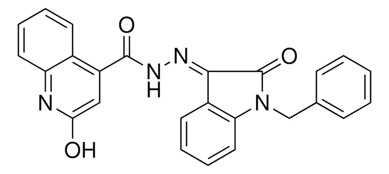 Sigma-Aldrich 2-HO-QUINOLINE-4-CARBOXYLIC ACID(1-BENZYL-2-OXO-1,2-2H-INDOL-3-YLIDENE)HYDRAZIDE,AldrichCPR