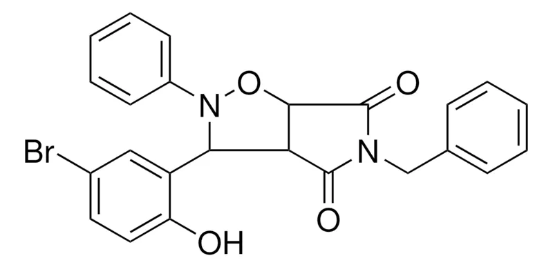 Sigma-Aldrich 5-BENZYL-3-(5-BR-2-HO-PHENYL)-2-PH-TETRAHYDRO-PYRROLO(3,4-D)ISOXAZOLE-4,6-DIONE,AldrichCPR