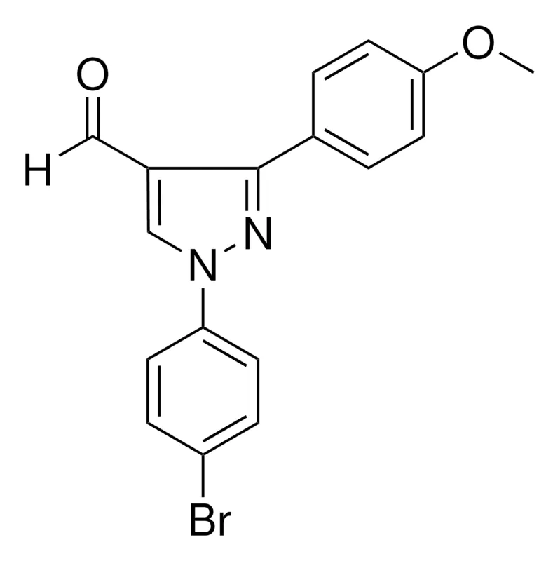 Sigma-Aldrich 1-(4-BROMOPHENYL)-3-(4-METHOXYPHENYL)-1H-PYRAZOLE-4-CARBALDEHYDE,AldrichCPR