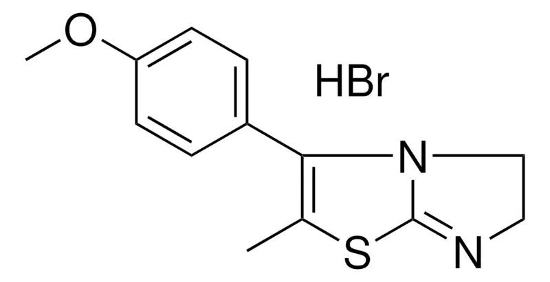 Sigma-Aldrich ME 4-(2-ME-5,6-DIHYDROIMIDAZO(2,1-B)(1,3)THIAZOL-3-YL)PHENYL ETHER HYDROBROMIDE,AldrichCPR