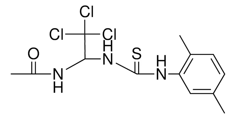 Sigma-Aldrich N-(2,2,2-TRICHLORO-1-(3-(2,5-DIMETHYL-PHENYL)-THIOUREIDO)-ETHYL)-ACETAMIDE,AldrichCPR