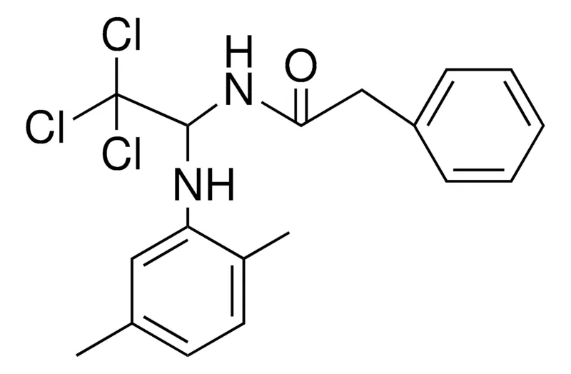 Sigma-Aldrich 2-PHENYL-N-(2,2,2-TRICHLORO-1-(2,5-DIMETHYL-PHENYLAMINO)-ETHYL)-ACETAMIDE,AldrichCPR