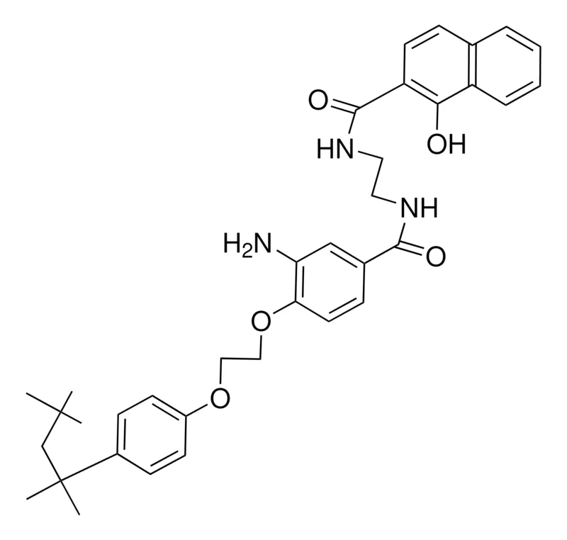Sigma-Aldrich N-(3-AMINO-4-(2(4-T-OCTYLPHENOXY)ETO)BENZOYL-N'-(1-OH-2NAPHTHOYL)ETHYLENEDIAMINE,AldrichCPR