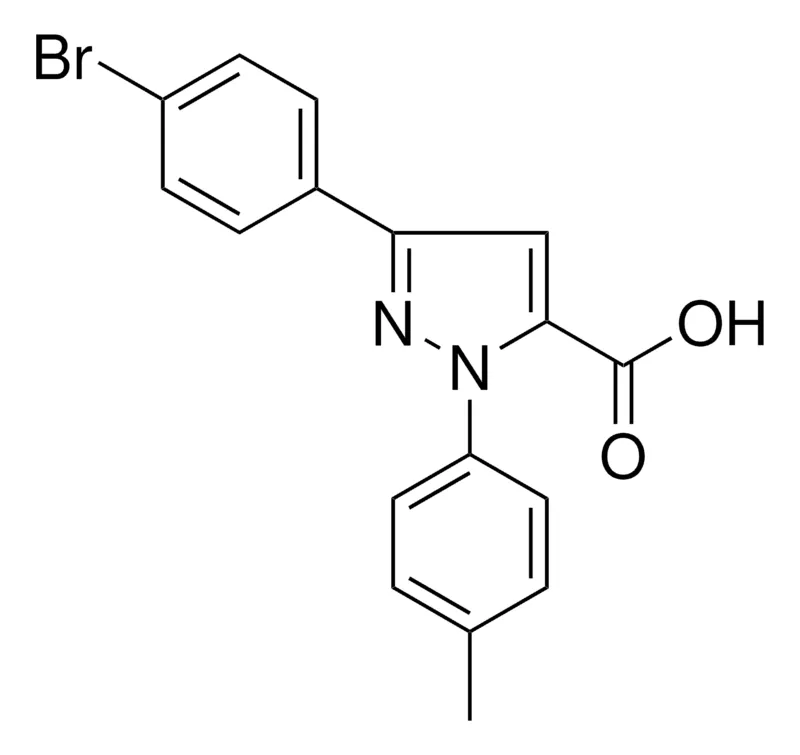 Sigma-Aldrich 3-(4-BROMOPHENYL)-1-(4-METHYLPHENYL)-1H-PYRAZOLE-5-CARBOXYLIC ACID,AldrichCPR
