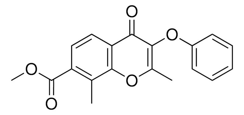 Sigma-Aldrich 2,8-DIMETHYL-4-OXO-3-PHENOXY-4H-CHROMENE-7-CARBOXYLIC ACID METHYL ESTER,AldrichCPR