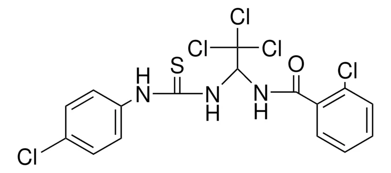 Sigma-Aldrich 2-CHLORO-N-(2,2,2-TRICHLORO-1-(3-(4-CHLORO-PHENYL)-THIOUREIDO)-ETHYL)-BENZAMIDE,AldrichCPR