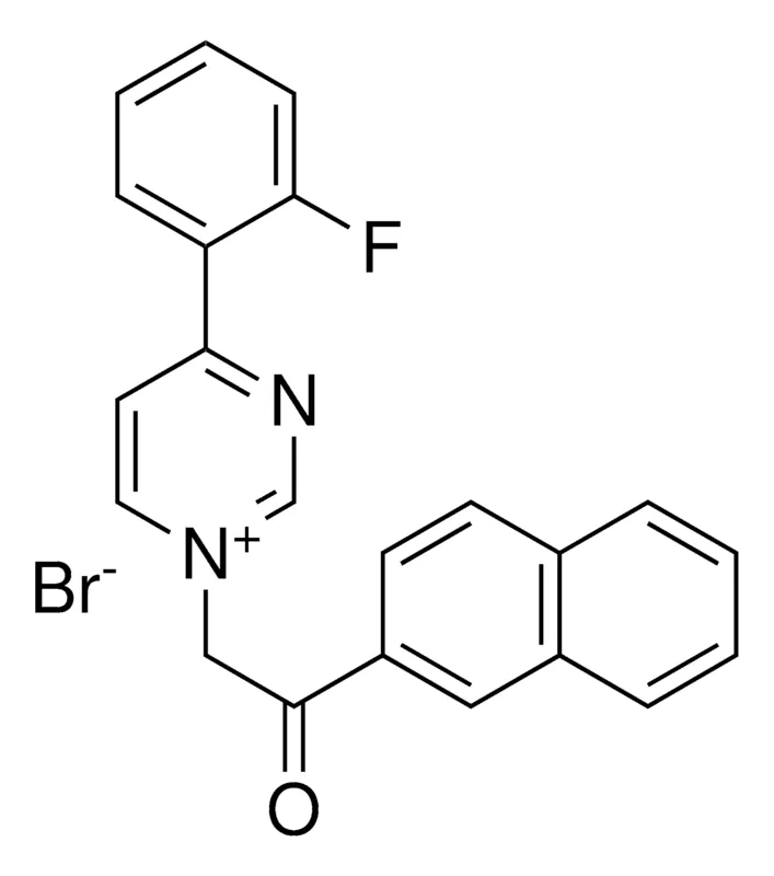 Sigma-Aldrich 4-(2-FLUOROPHENYL)-1-(2-(2-NAPHTHYL)-2-OXOETHYL)PYRIMIDIN-1-IUM BROMIDE，AldrichCPR