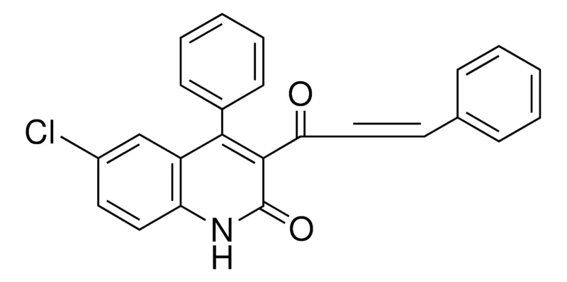 Sigma-Aldrich 6-CHLORO-4-PHENYL-3-(3-PHENYL-ACRYLOYL)-1H-QUINOLIN-2-ONE,AldrichCPR