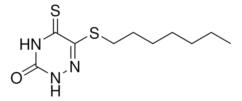 Sigma-Aldrich 6-(HEPTYLTHIO)-5-THIOXO-4,5-DIHYDRO-1,2,4-TRIAZIN-3(2H)-ONE,AldrichCPR