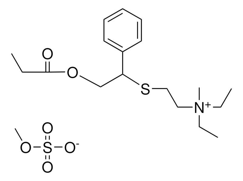 Sigma-Aldrich DIETHYLMETHYL(2-(1-PHENYL-2-PROPIONYLOXY)ETHYLTHIO)ETHYL)AMMONIUM METHYL SULFATE,AldrichCPR