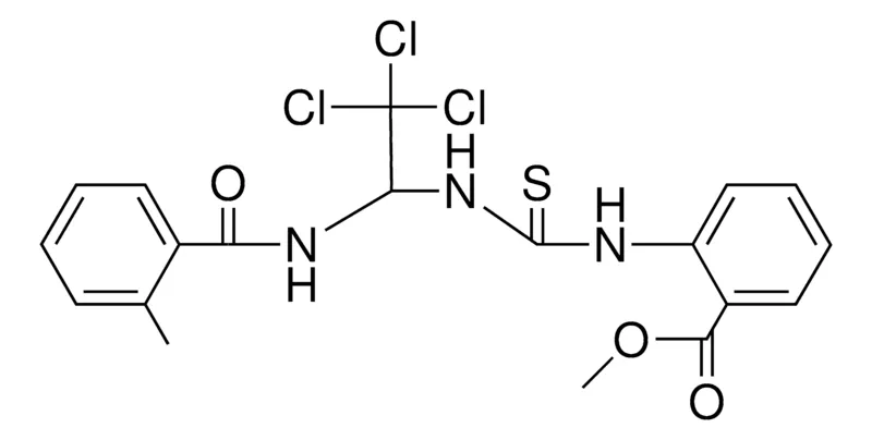 Sigma-Aldrich 2-(3-(2,2,2-TRI-CL-1-(2-ME-BENZOYLAMINO)-ET)-THIOUREIDO)-BENZOIC ACID ME ESTER,AldrichCPR