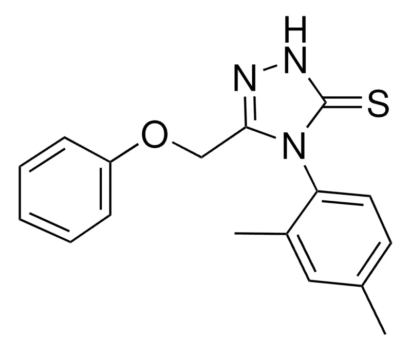 Sigma-Aldrich 4-(2,4-DIMETHYLPHENYL)-5-(PHENOXYMETHYL)-2,4-DIHYDRO-3H-1,2,4-TRIAZOLE-3-THIONE,AldrichCPR