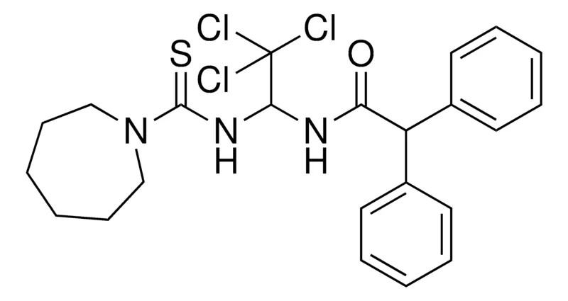 Sigma-Aldrich N-(1-((AZEPANE-1-CARBOTHIOYL)-AMINO)-2,2,2-TRICHLORO-ET)-2,2-DIPHENYL-ACETAMIDE,AldrichCPR