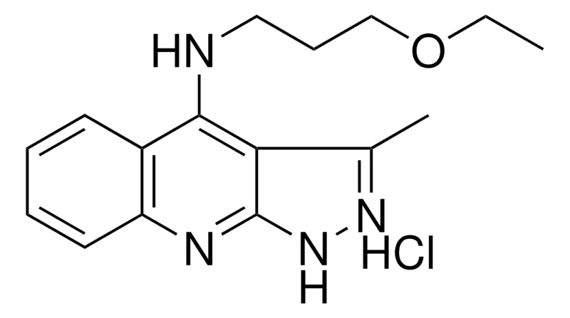 Sigma-Aldrich N-(3-ETHOXYPROPYL)-3-METHYL-1H-PYRAZOLO(3,4-B)QUINOLIN-4-AMINE HYDROCHLORIDE,AldrichCPR