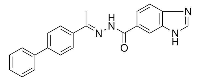 Sigma-Aldrich N'-(1-(1,1'-BIPHENYL)-4-YLETHYLIDENE)-1H-BENZIMIDAZOLE-6-CARBOHYDRAZIDE,AldrichCPR