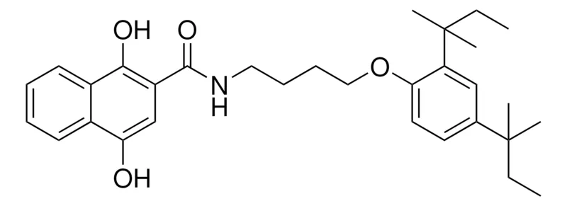 Sigma-Aldrich N-[4-(2,4-DITERT-PENTYLPHENOXY)BUTYL]-1,4-DIHYDROXY-2-NAPHTHAMIDE，AldrichCPR
