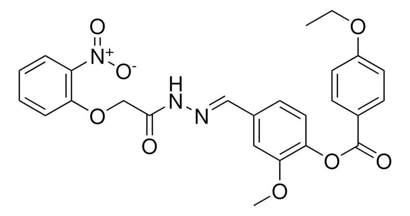 Sigma-Aldrich 2-METHOXY-4-(2-((2-NITROPHENOXY)ACETYL)CARBOHYDRAZONOYL)PHENYL 4-ETHOXYBENZOATE,AldrichCPR