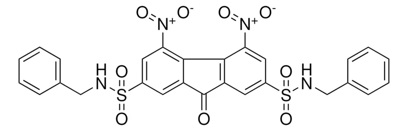 Sigma-Aldrich 4,5-DINITRO-9-OXO-9H-FLUORENE-2,7-DISULFONIC ACID BIS-BENZYLAMIDE,AldrichCPR