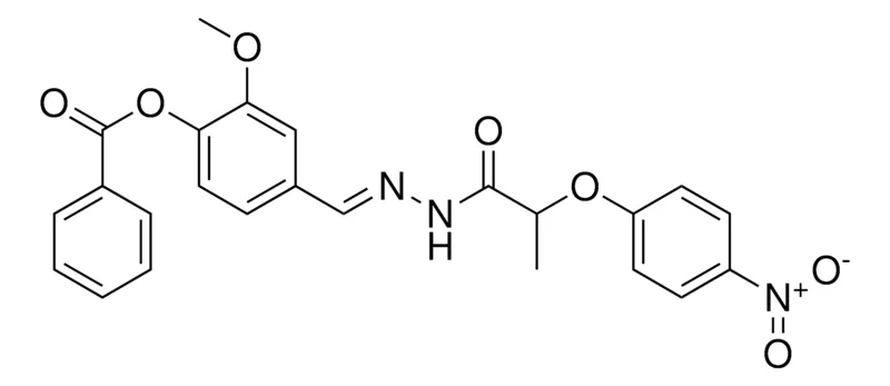 Sigma-Aldrich 2-METHOXY-4-(2-(2-(4-NITROPHENOXY)PROPANOYL)CARBOHYDRAZONOYL)PHENYL BENZOATE,AldrichCPR