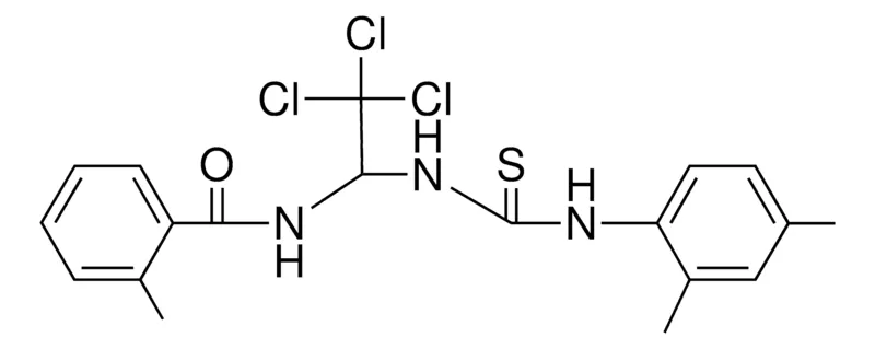 Sigma-Aldrich 2-ME-N-(2,2,2-TRICHLORO-1-(3-(2,4-DIMETHYL-PHENYL)-THIOUREIDO)-ETHYL)-BENZAMIDE,AldrichCPR