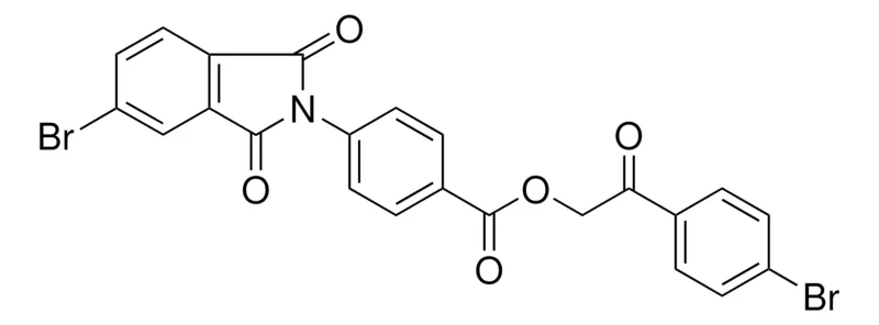 Sigma-Aldrich 4-(5-BR-1,3-DIOXO-1,3-2H-ISOINDOL-2-YL)-BENZOIC ACID 2-(4-BR-PH)-2-OXO-ET ESTER,AldrichCPR