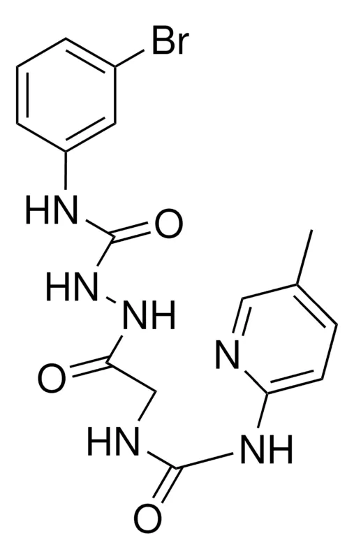 Sigma-Aldrich 2-(5-METHYL-2-PYRIDYLUREIDO)ACETIC ACID N2-(N-(3-BROMOPHENYL)CARBAMOYL)HYDRAZIDE,AldrichCPR
