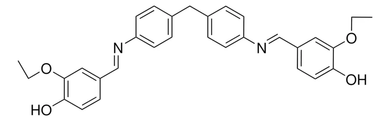 Sigma-Aldrich 4,4'-METHYLENEBIS(N-(3-ETHOXY-4-HYDROXYBENZYLIDENE)ANILINE),AldrichCPR