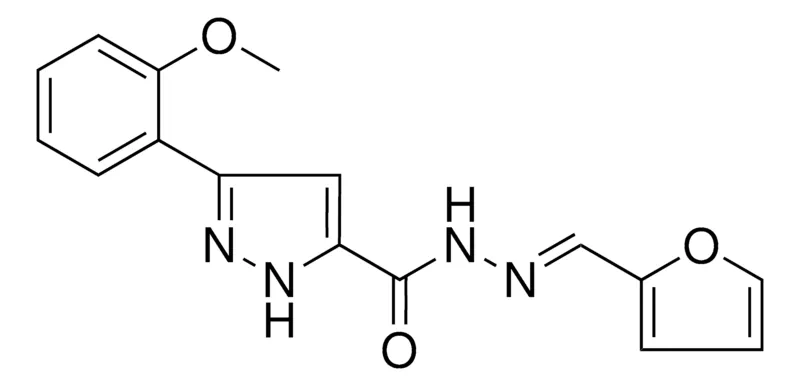 Sigma-Aldrich 5-(2-METHOXY-PHENYL)-2H-PYRAZOLE-3-CARBOXYLIC ACID FURAN-2-YLMETHYLENE-HYDRAZIDE,AldrichCPR