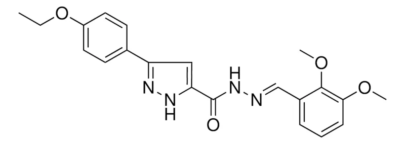 Sigma-Aldrich 5-(4-ETHOXY-PH)-2H-PYRAZOLE-3-CARBOXYLIC ACID (2,3-DI-MEO-BENZYLIDENE)-HYDRAZIDE,AldrichCPR