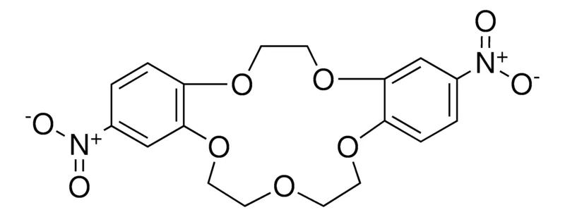 Sigma-Aldrich 2,13-DINITRO-HEXAHYDRO-5,8,11,16,19-PENTAOXA-DIBENZO(A,G)CYCLOPENTADECENE,AldrichCPR