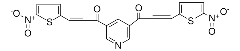 Sigma-Aldrich (NITRO-THIOPHEN-YL)-1-(5-(3-(NITRO-THIOPHEN-YL)-ACRYLOYL)-PYRIDIN-YL)-PROPENONE，AldrichCPR