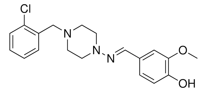 Sigma-Aldrich 4-((4-(2-CHLORO-BENZYL)-PIPERAZIN-1-YLIMINO)-METHYL)-2-METHOXY-PHENOL,AldrichCPR