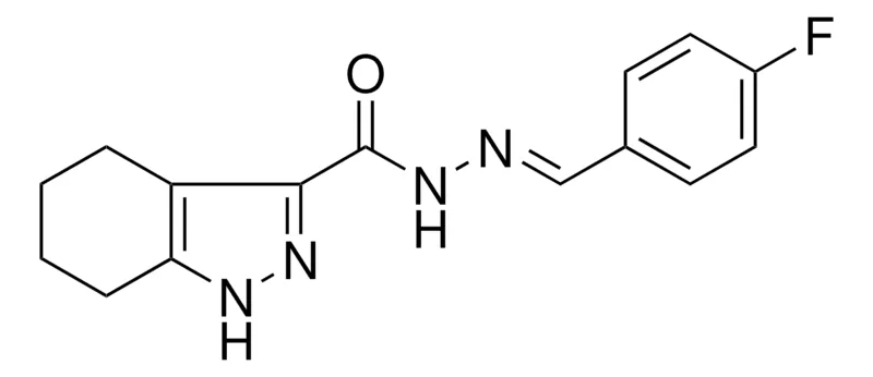 Sigma-Aldrich 4,5,6,7-4H-1H-INDAZOLE-3-CARBOXYLIC ACID (4-FLUORO-BENZYLIDENE)-HYDRAZIDE,AldrichCPR