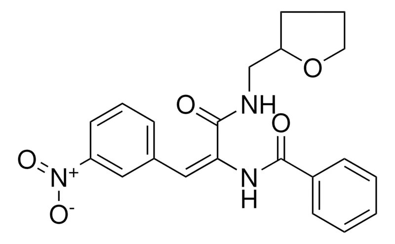 Sigma-Aldrich N-(2-(3-NITRO-PH)-1-((TETRAHYDRO-FURAN-2-YLMETHYL)-CARBAMOYL)-VINYL)-BENZAMIDE,AldrichCPR