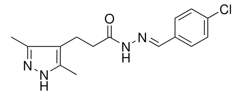 Sigma-Aldrich 3-(3,5-DIMETHYL-1H-PYRAZOL-4-YL)-PROPIONIC ACID (4-CHLORO-BENZYLIDENE)-HYDRAZIDE,AldrichCPR
