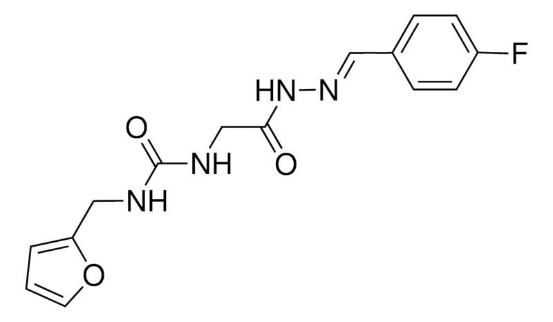 Sigma-Aldrich 2-(3-FURFURYLUREIDO)ACETIC (4-FLUOROBENZYLIDENE)HYDRAZIDE,AldrichCPR