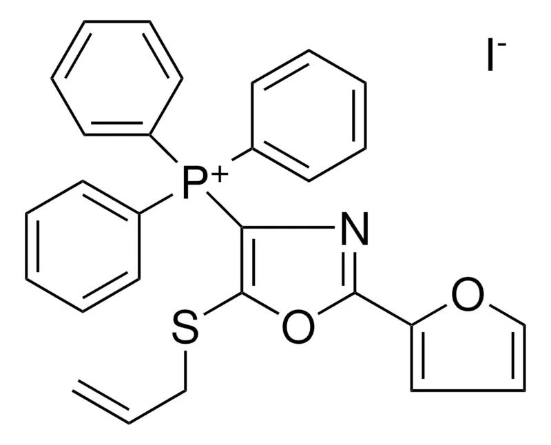 Sigma-Aldrich (5-ALLYLSULFANYL-2-FURAN-2-YL-OXAZOL-4-YL)-TRIPHENYL-PHOSPHONIUM, IODIDE,AldrichCPR